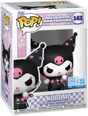 🖤🎤 Funko Pop! Animation N°143 – Kuromi (K-Pop Outfit) (Kuromi – Tenue K-Pop) – Exclusive – Hello Kitty and Friends 🎤🖤
