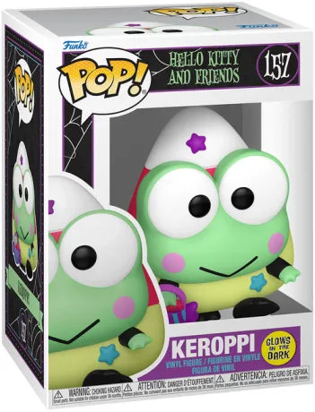 🐸🍬 Funko Pop! N°157 – Keroppi Spooky (Keroppi effrayant) – Hello Kitty and Friends – Glow in the Dark 🍬🐸