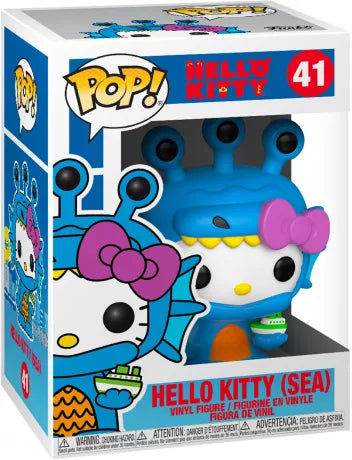 🦖🐱 Funko Pop! Hello Kitty N°41 – Hello Kitty (Sea) (Hello Kitty – Océan) – Sanrio 🐱🦖