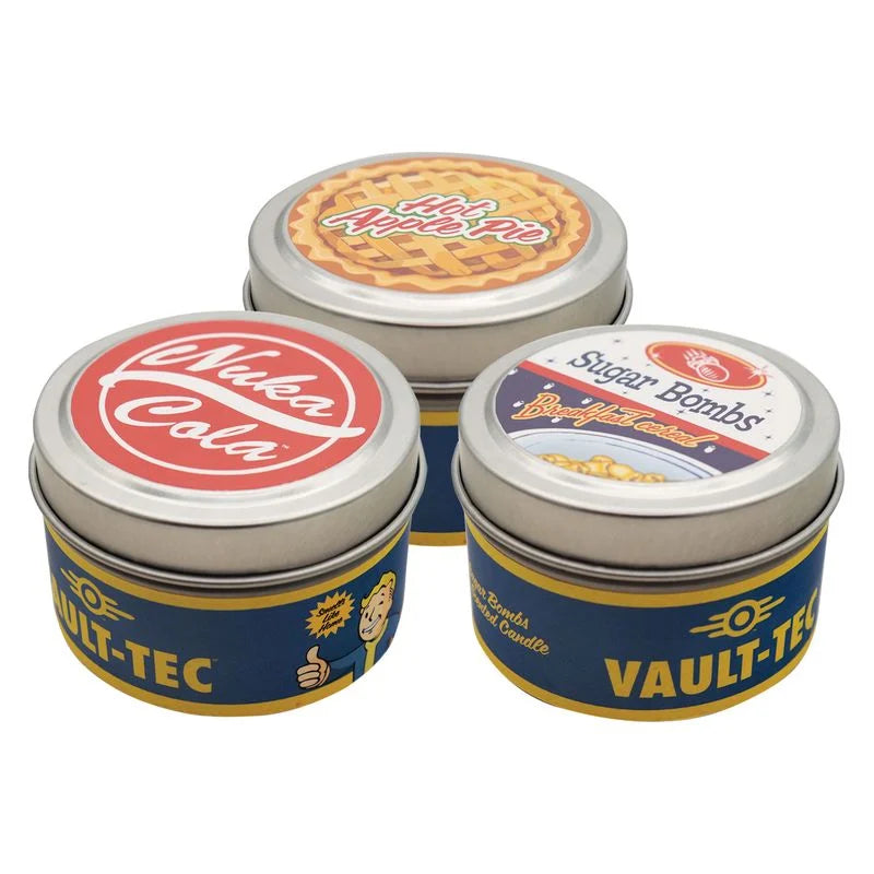 🕯️☢️ Set de Bougies Parfumées – Habitant d'Abri – Fallout ☢️🕯️