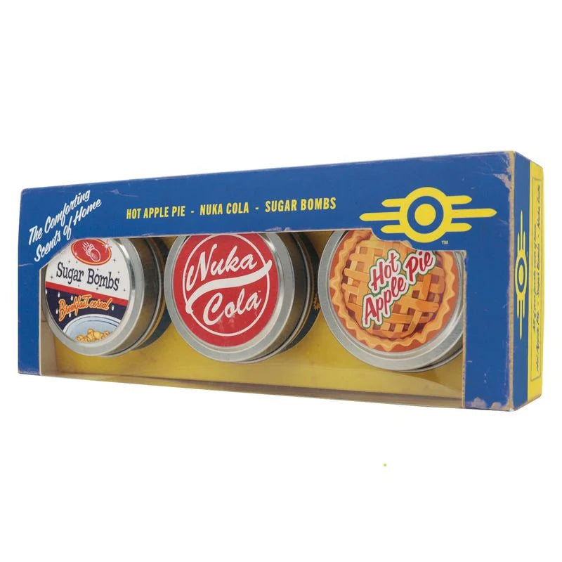 🕯️☢️ Set de Bougies Parfumées – Habitant d'Abri – Fallout ☢️🕯️