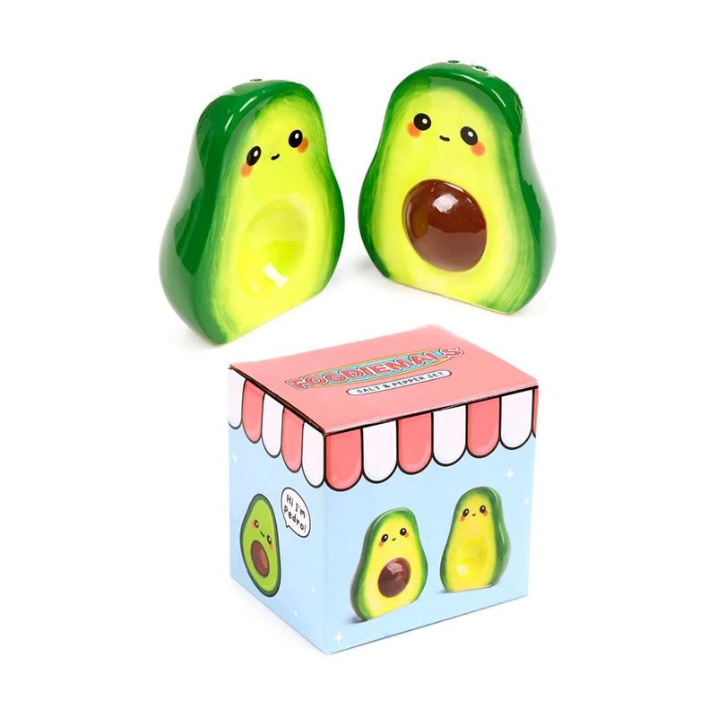🥑💚 Set Salière & Poivrière – Pedro l’Avocat – Kawaii 💚🥑