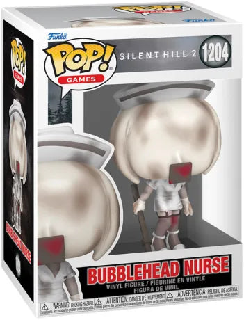 🏥🔪 Funko Pop! Games N°1204 – Bubble Head Nurse (Infirmière à tête bulle) – Silent Hill 2 🔪🏥