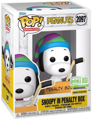 🏒🐶 Funko Pop! N°2097 – Snoopy in Penalty Box (Snoopy sur le banc des pénalités) – Ultra Limited Edition 5 000 pièces – Peanuts 🐶🏒