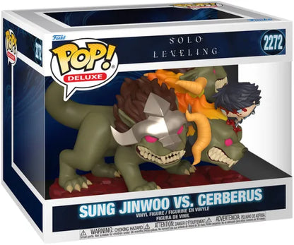 🔥🐺 Funko Pop! Deluxe N°2272 – Sung Jinwoo vs. Cerberus – Solo Leveling 🐺🔥
