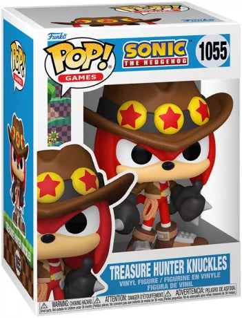 🤠💎 Funko Pop! Games N°1055 – Treasure Hunter Knuckles (Knuckles chasseur de trésors) – Sonic the Hedgehog 💎🤠