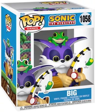 🎣🐸 Funko Pop! N°1058 – Big – Sonic the Hedgehog (Sonic le Hérisson) 🐸🎣