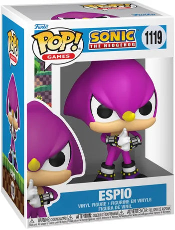 🟣🥷 Funko Pop! Games N°1119 – Espio (Espio le Caméléon) – Sonic the Hedgehog  (Sonic le Hérisson)🥷🟣