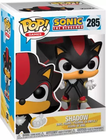 🖤⚡ Funko Pop! Games N°285 – Shadow the Hedgehog (Shadow le Hérisson) – Sonic the Hedgehog (Sonic le Hérisson) ⚡🖤