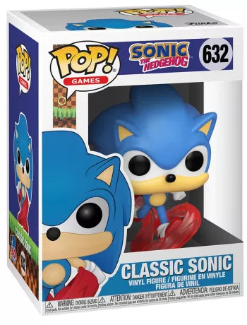 💨🌀 Funko Pop! Games N°632 – Classic Sonic (Sonic classique) – Sonic the Hedgehog 🌀💨