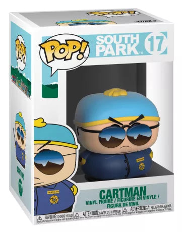 🚓😎 Funko Pop! Television N°17 – Cartman as Deputy (Cartman adjoint de police) – South Park 😎🚓