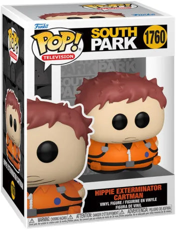 ☮️🟠 Funko Pop! Television N°1760 – Hippie Exterminator Cartman (Cartman Exterminateur de Hippies) – South Park 🟠☮️