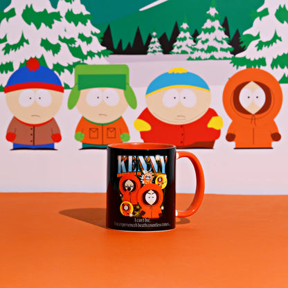 🧡💀 SOUTH PARK – Kenny – I Can't Die – Mug intérieur coloré 💀🧡