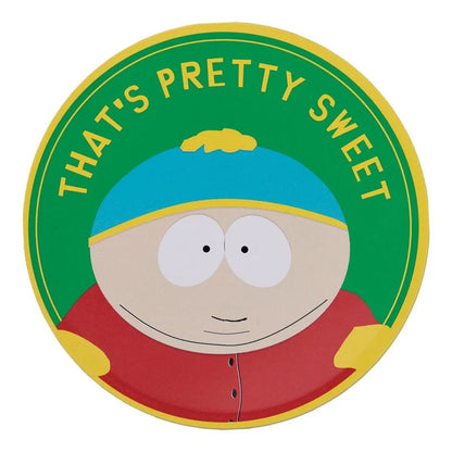 🍻🏔️ South Park – Cartman, Stan, Kyle & Kenny – Lot de 4 sous-verres en métal 🏔️🍻