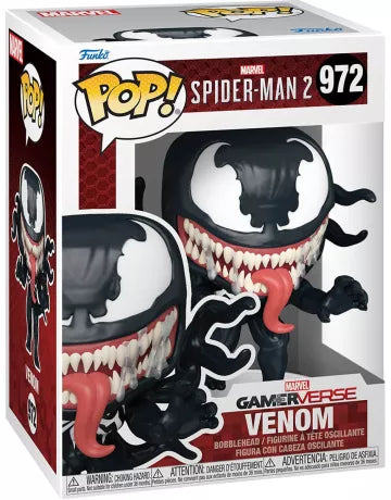 🕷️🖤 Funko Pop! Marvel N°972 – Venom (Gamerverse) – Spider-Man 2 🖤🕷️