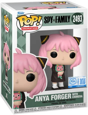 🩷🧸 Funko Pop! Animation N°2493 – Anya Forger with Chimera (Anya Forger avec Chimera) – Spy × Family 🧸🩷