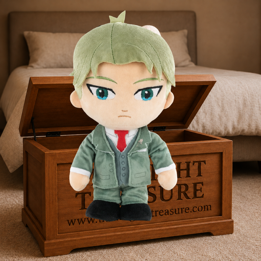 Peluche Spy x Family Loid Forger Twilight 26 cm Barrado avec costume vert et cravate rouge