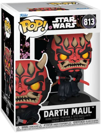🔥🗡️ Funko Pop! Star Wars N°813 – Darth Maul (Dark Maul) Samurai  – Star Wars 🔴🔥