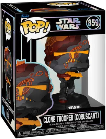 🌆🧡 Funko Pop! Star Wars N°859 – Clone Trooper (Coruscant) – Star Wars 🧡🌆