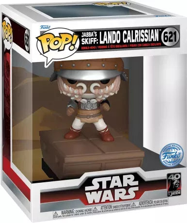 🚤🌌 Funko Pop! N°621 – Jabba's Skiff Lando Calrissian (Lando Calrissian sur la barge de Jabba) – Star Wars : Épisode VI – Le Retour du Jedi (Return of the Jedi) 🌌🚤