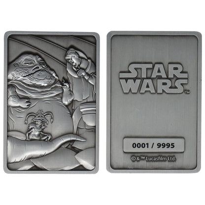 🌌🐌 Star Wars – Jabba the Hutt – lingot en métal collector édition limitée 🐌🌌