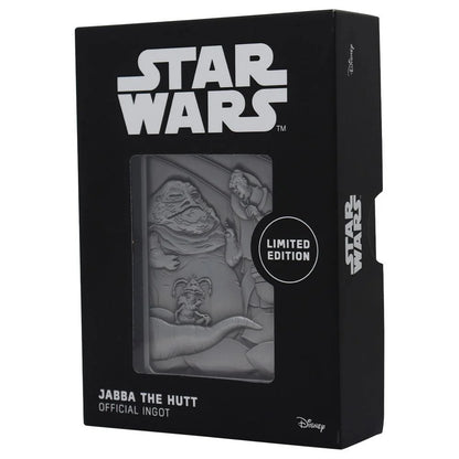 🌌🐌 Star Wars – Jabba the Hutt – lingot en métal collector édition limitée 🐌🌌