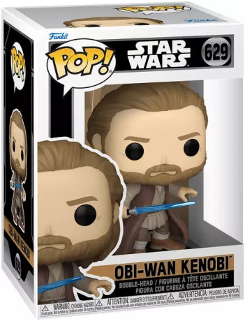 🔵 Funko Pop! Obi-Wan Kenobi (629) – Star Wars ⚔️✨