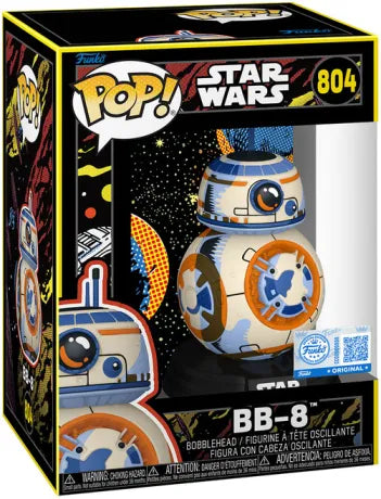 🤖🌌 Funko Pop! N°804 – BB-8 Retro  – Star Wars Retro Series  – Exclusive 🌌🤖