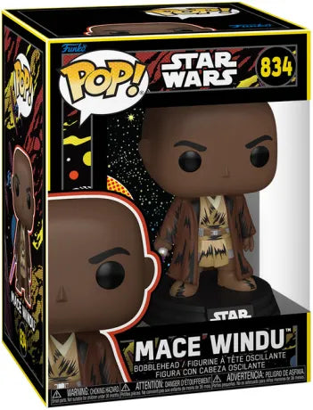 🟣⚔️ Funko Pop! Star Wars N°834 – Mace Windu (Maître Windu) – Star Wars (Retro Series) ⚔️🟣