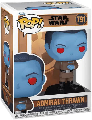 🔵👁️ Funko Pop! Star Wars N°791 – Admiral Thrawn (Amiral Thrawn) – Tales of the Empire (Les Contes de l’Empire) 👁️🔵