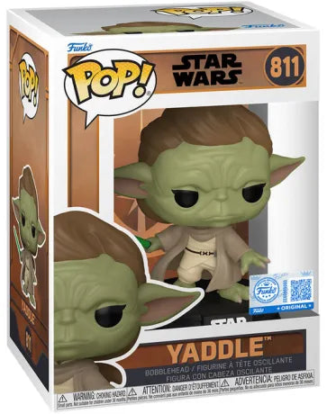 🟢⚔️ Funko Pop! N°811 – Yaddle – Special Edition – Star Wars: Tales of the Jedi ⚔️🟢 PRODUIT RESCAPÉ