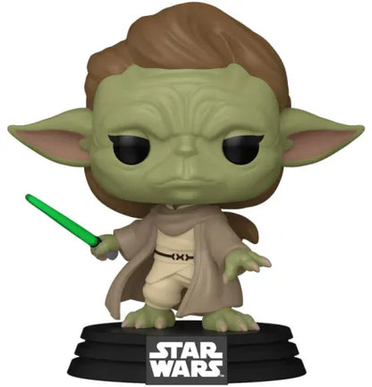 🟢⚔️ Funko Pop! N°811 – Yaddle – Special Edition – Star Wars: Tales of the Jedi ⚔️🟢 PRODUIT RESCAPÉ