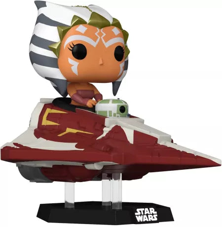 🚀🧡 Funko Pop! N°638 – Ahsoka Tano in Delta 7 Jedi Starfighter – Star Wars – Amazon Exclusive 🧡🚀