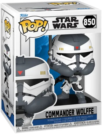 🐺⚔️ Funko Pop! Star Wars N°850 – Commander Wolffe – Star Wars: The Clone Wars ⚔️🐺