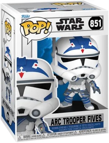 🔵⚔️ Funko Pop! Star Wars N°851 – ARC Trooper Fives – Star Wars: The Clone Wars ⚔️🔵