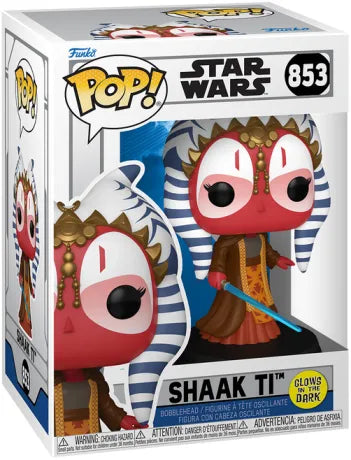💙⚔️ Funko Pop! Star Wars N°853 – Shaak Ti – Star Wars: The Clone Wars – Glow in the Dark ⚔️💙