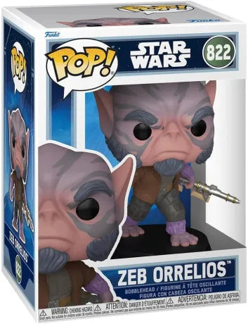 🛡️🔫 Funko Pop! Star Wars N°822 – Zeb Orrelios – Star Wars: The Mandalorian & Grogu 🔫🛡️