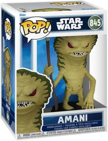 🦎⚔️ Funko Pop! Star Wars N°845 – Amani – The Mandalorian & Grogu ⚔️🦎