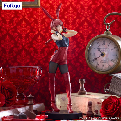 Statuette Chainsaw Man – Makima – BiCute Bunnies Red – 30 cm – FuRyu. Makima en tenue bunny rouge et noire, posture élégante et regard dominateur. Une figurine imposante et stylée pour les fans de Chainsaw Man.
