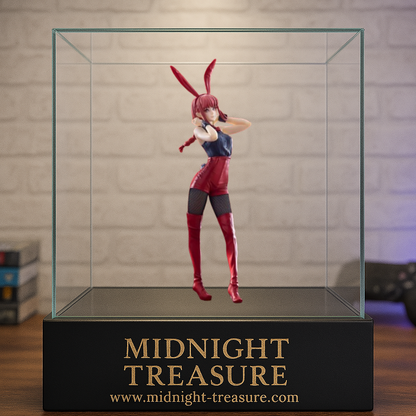 Statuette Chainsaw Man – Makima – BiCute Bunnies Red – 30 cm – FuRyu. Makima en tenue bunny rouge et noire, posture élégante et regard dominateur. Une figurine imposante et stylée pour les fans de Chainsaw Man.