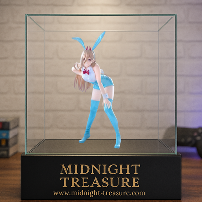 Statuette Chainsaw Man – Power – BiCute Bunnies Light Blue – 25 cm – FuRyu. Power en tenue bunny bleu clair et blanche, posture audacieuse et regard malicieux. Une figurine stylée et expressive pour les fans de Chainsaw Man.