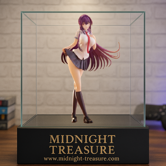 Statuette Please Put Them On, Takamine-san – Takane Takamine – Trio-Try-iT – 19 cm – FuRyu. Takane Takamine en tenue scolaire, posture provocante et regard assuré. Une statuette expressive idéale pour les fans de la série.