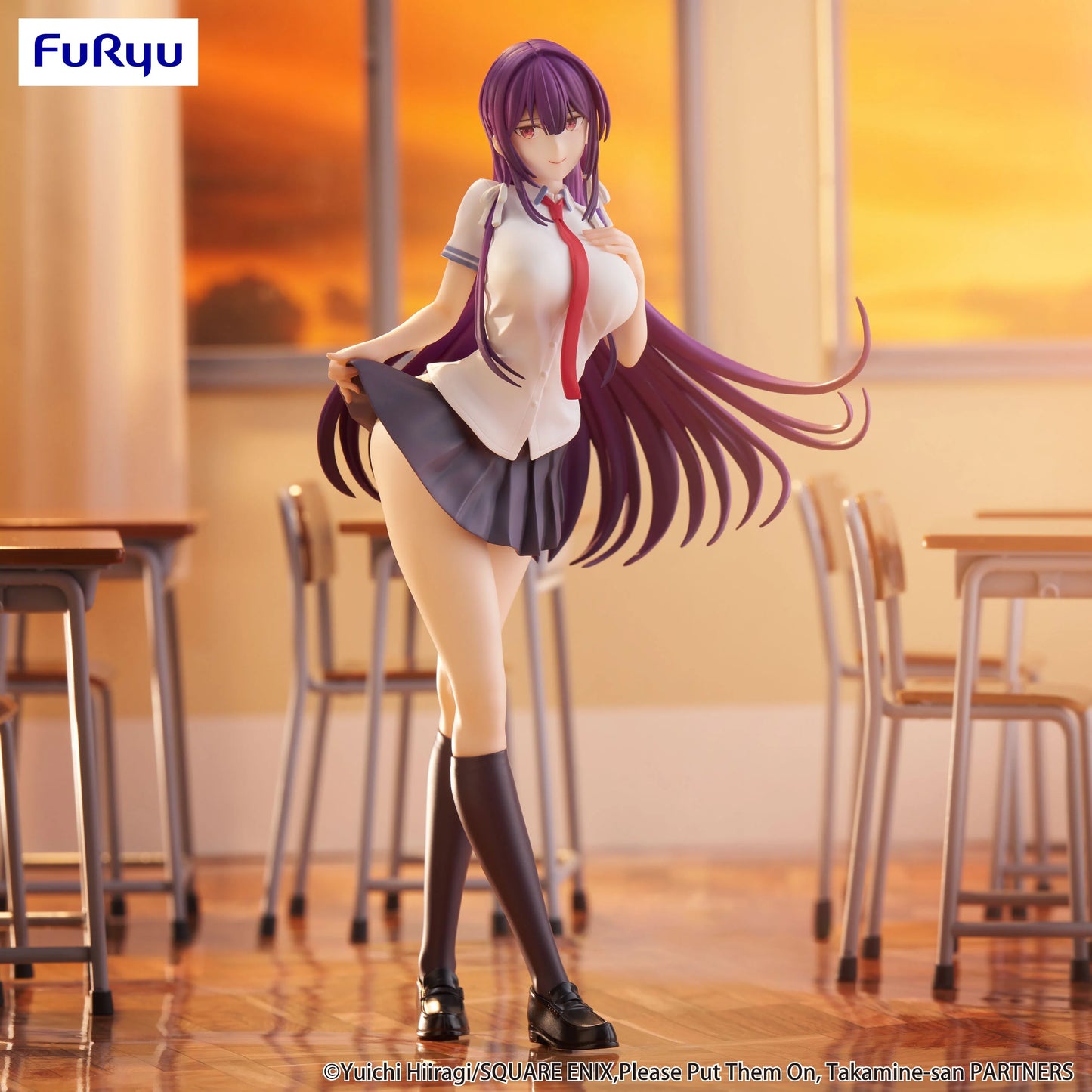 🔥🎓 Statuette Please Put Them On, Takamine-san – Takane Takamine – Trio-Try-iT – 19 cm – FuRyu 🎓🔥