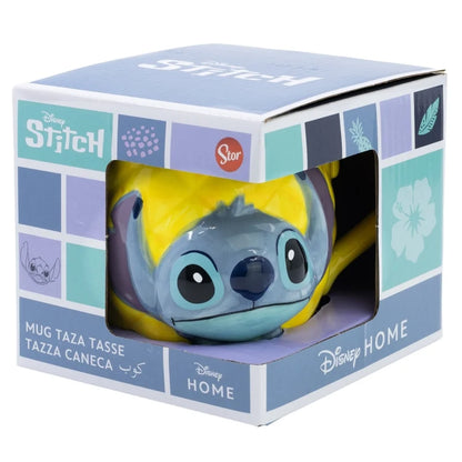 🍍🌺 STITCH – Ananas – Mug 3D céramique 414 ml – Disney 🌺🍍