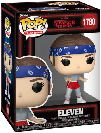 Funko Pop! Stranger Things – Eleven avec bandana (N°1780), tenue d’entraînement associée à la saison 5.