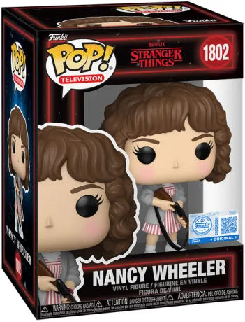🔫📺 Funko Pop! Television N°1802 – Nancy Wheeler with Shotgun (Nancy Wheeler avec fusil de chasse) – Stranger Things 📺🔫