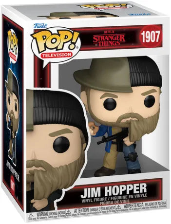 👮‍♂️🔀 Funko Pop! Television N°1907 – Jim Hopper (Split) – Stranger Things 🔀👮‍♂️