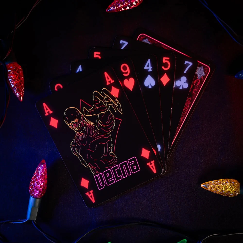 🃏🔴 Stranger Things – Jeu de cartes à jouer – 52 cartes + 2 jokers 🔴🃏