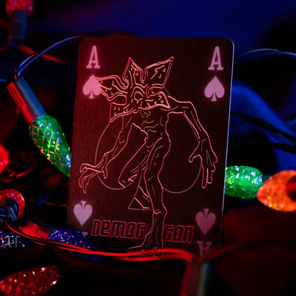 🃏🔴 Stranger Things – Jeu de cartes à jouer – 52 cartes + 2 jokers 🔴🃏