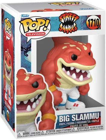 🦈💪 Funko Pop! Television N°1710 – Big Slammu  – Street Sharks 💪🦈